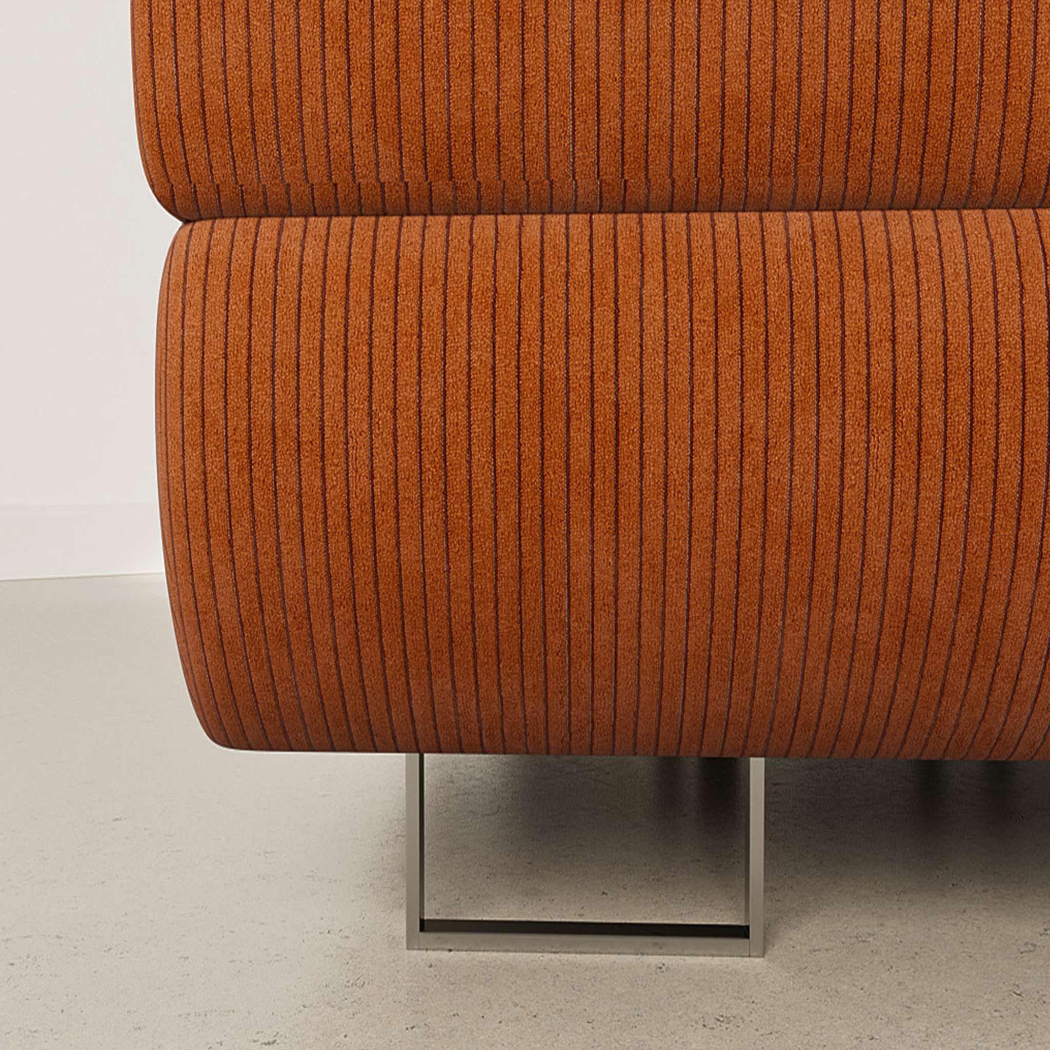 Voir la diapositive 4 : BEST MOBILIER Pablo - canapé d'angle gauche - 6 places - convertible avec coffre et têtières réglables - en velours côtelé