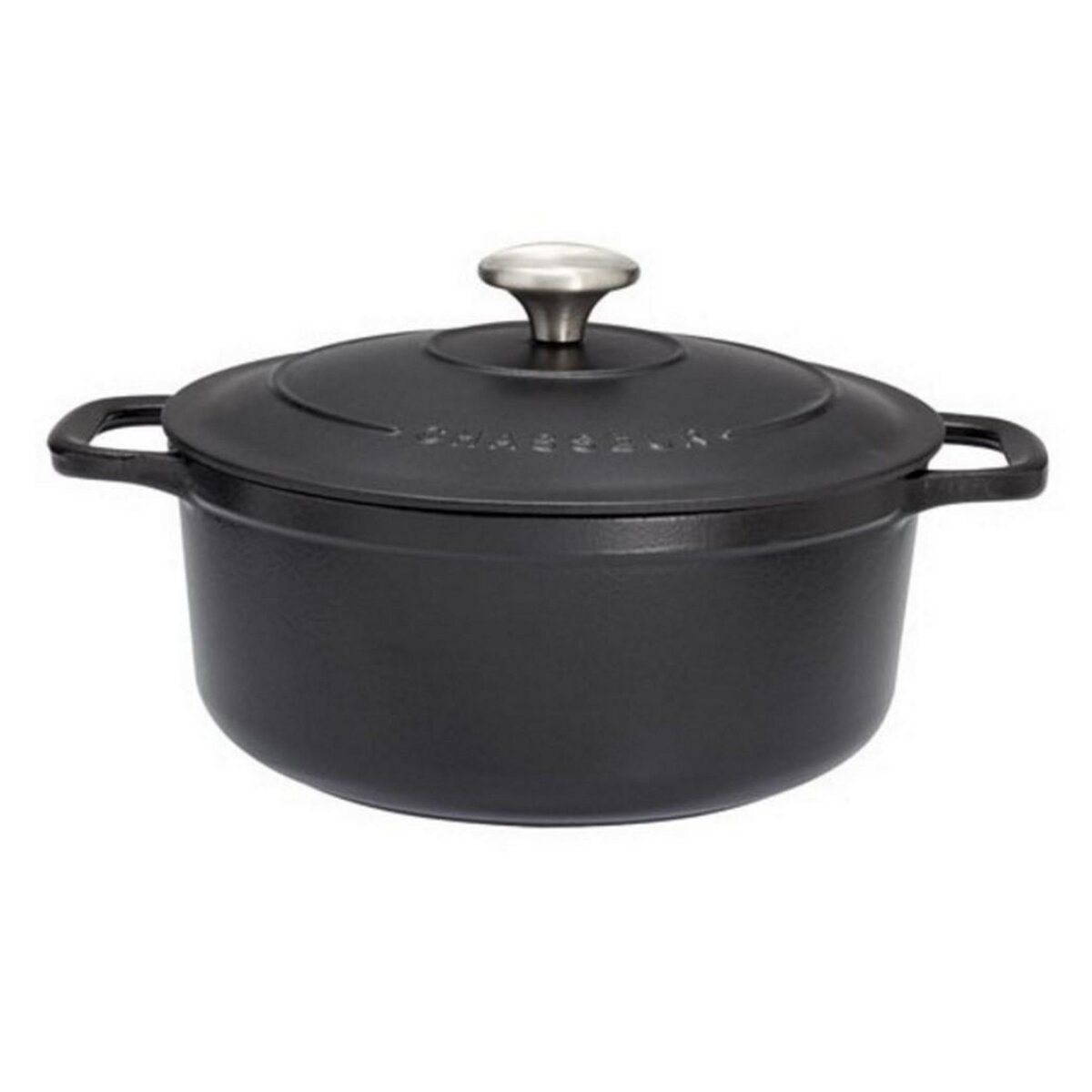 Chasseur Cocotte en fonte émaillée 28cm noir - puc472801