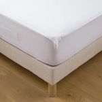 Home collection Protège matelas microfibre quilte. Coloris disponibles : Blanc