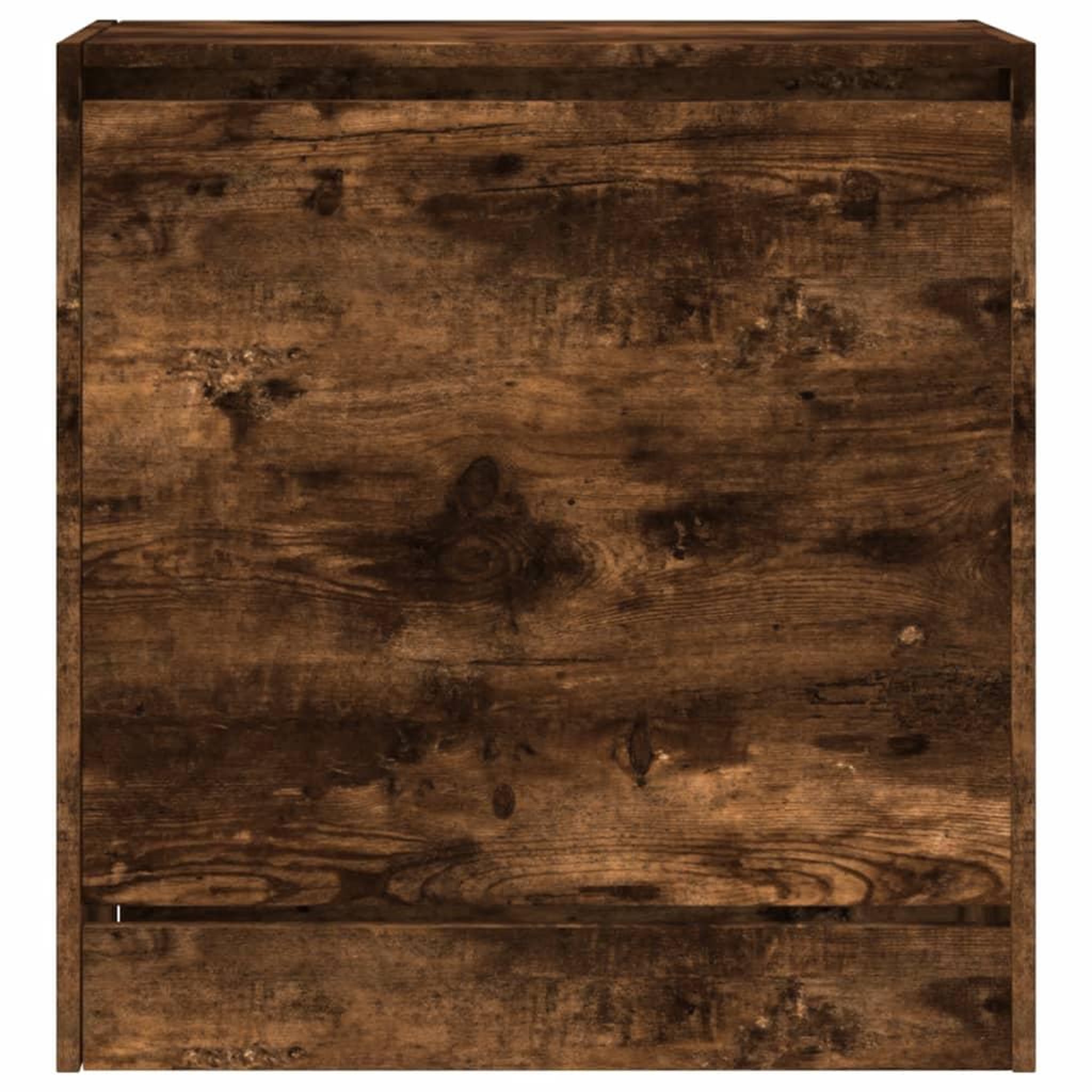 Voir la diapositive 5 : VIDAXL Armoire a chaussures chene fume 60x34x63,5 cm bois d'ingenierie