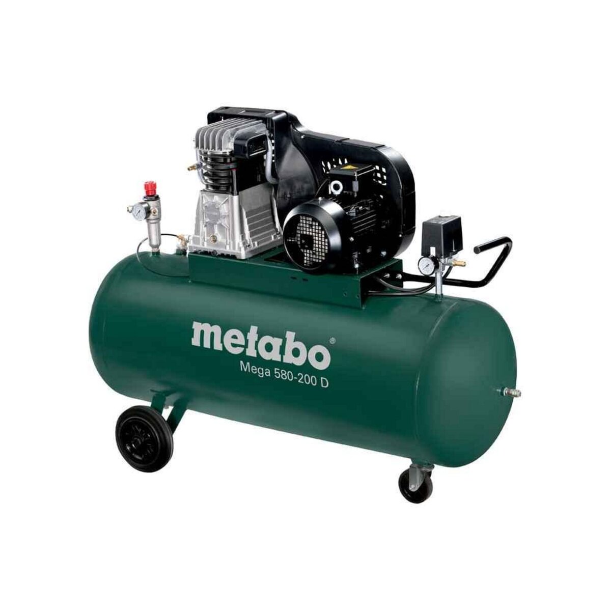 METABO SAS Compresseur Mega 580-200 D - débit effectif 360 l/min