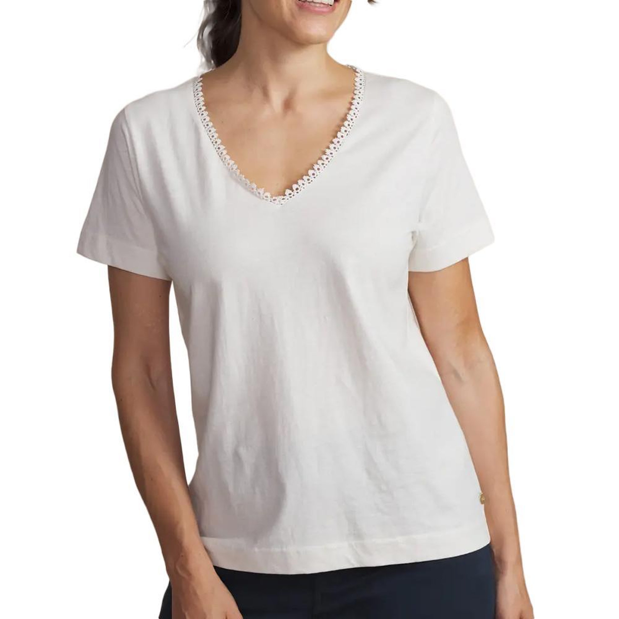 Voir la diapositive 1 : TBS T-shirt blanc femme tbs arctique 26