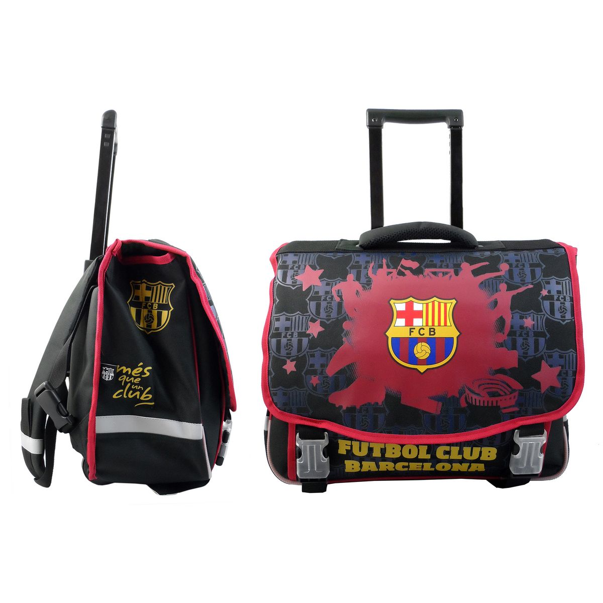 Cartable à roulettes 41 cm F.C Barcelone