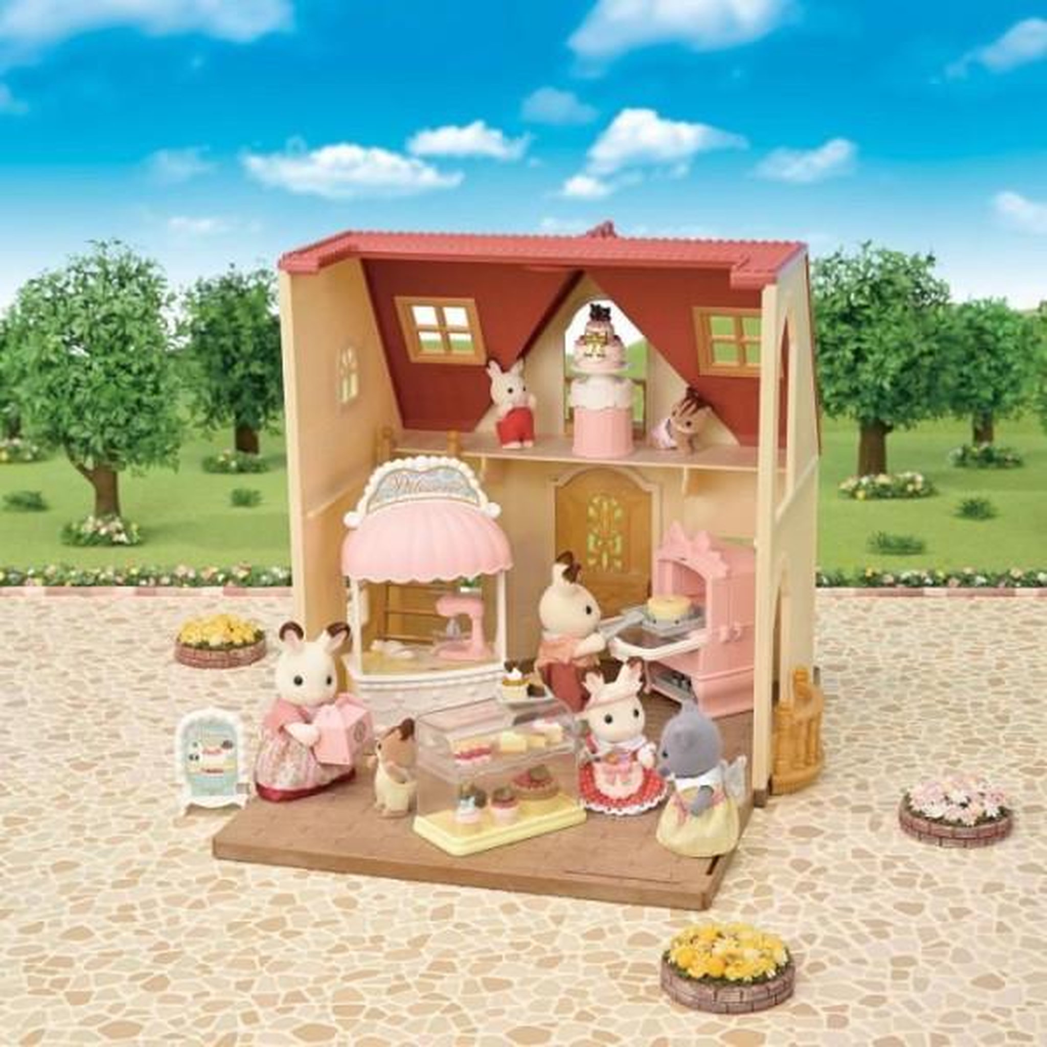 Voir la diapositive 2 : Sylvanian Families Le coffret pâtisserie - SYLVANIAN FAMILIES - 5807