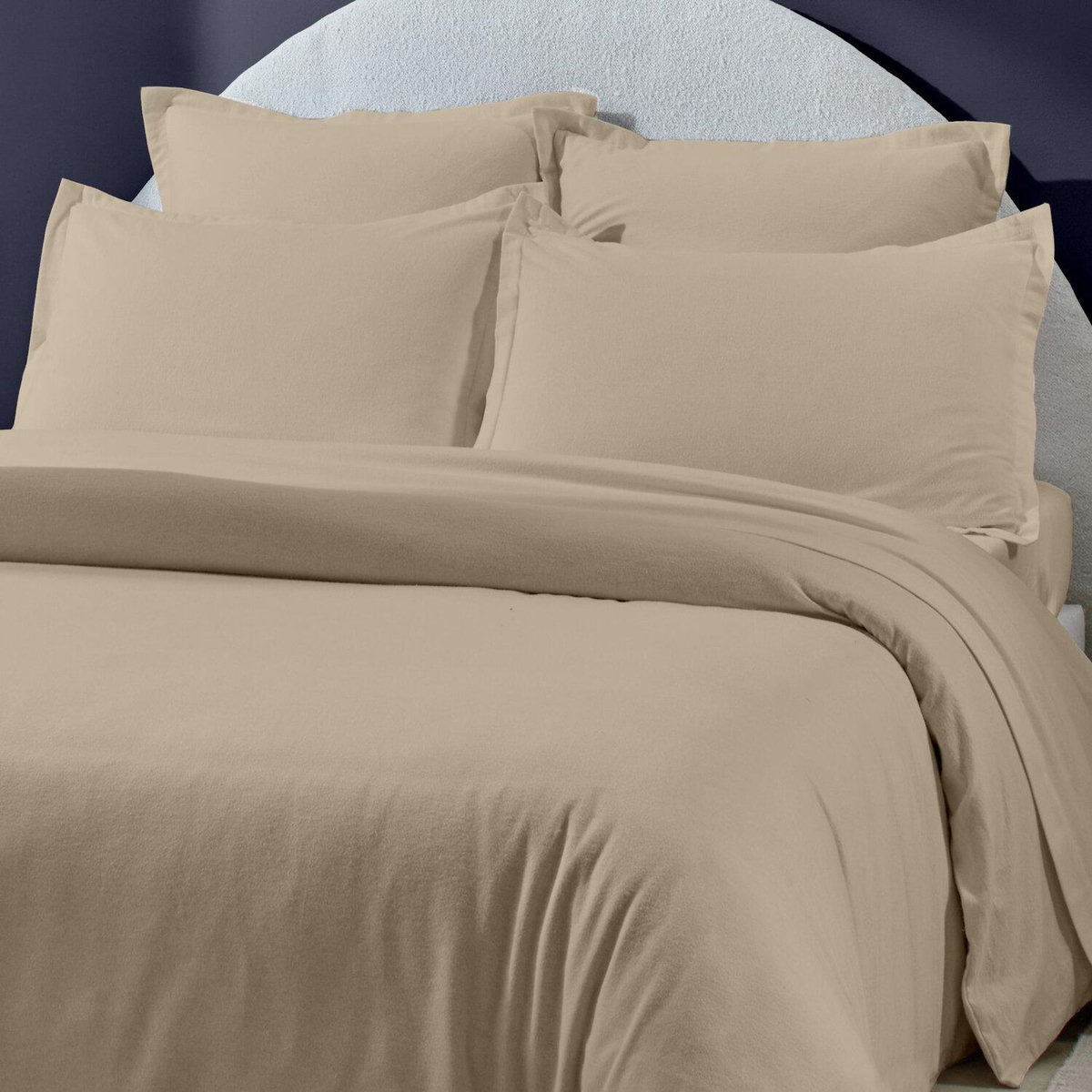 Home collection Taie d'oreiller 100% flanelle coton 160 grs