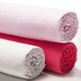 Voir la diapositive 1 : Drap housse coton uni 57 fils