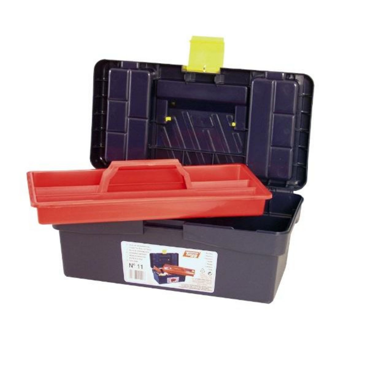 OUTIFRANCE Boîte à outils avec baladeur 445 x 235 x 230 mm