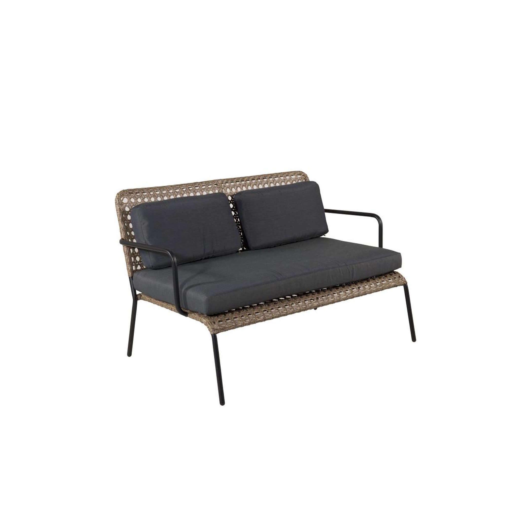 Voir la diapositive 4 : Paris Prix Salon de jardin  paola  122cm naturel & noir