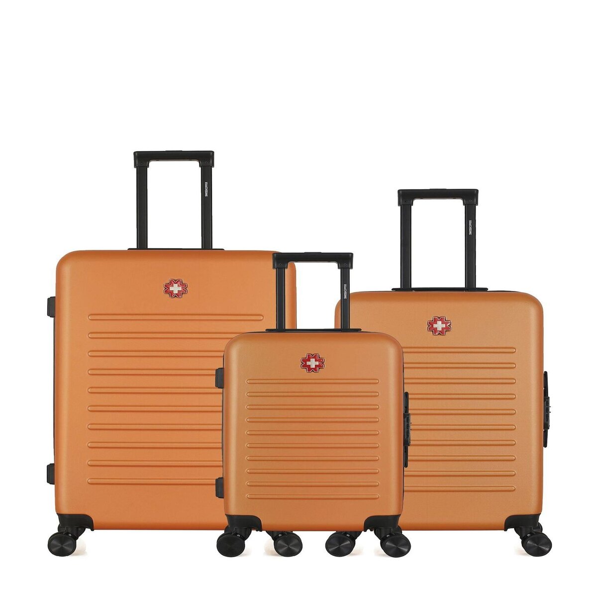 SWISS KOPPER Lot de 3  -  Valise grand format, valise weekend et valise cabine WIL