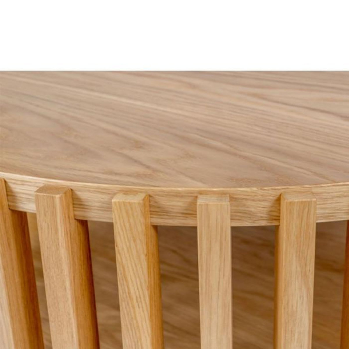 Paris Prix Table Basse Ronde Design  Drume  83cm Chêne