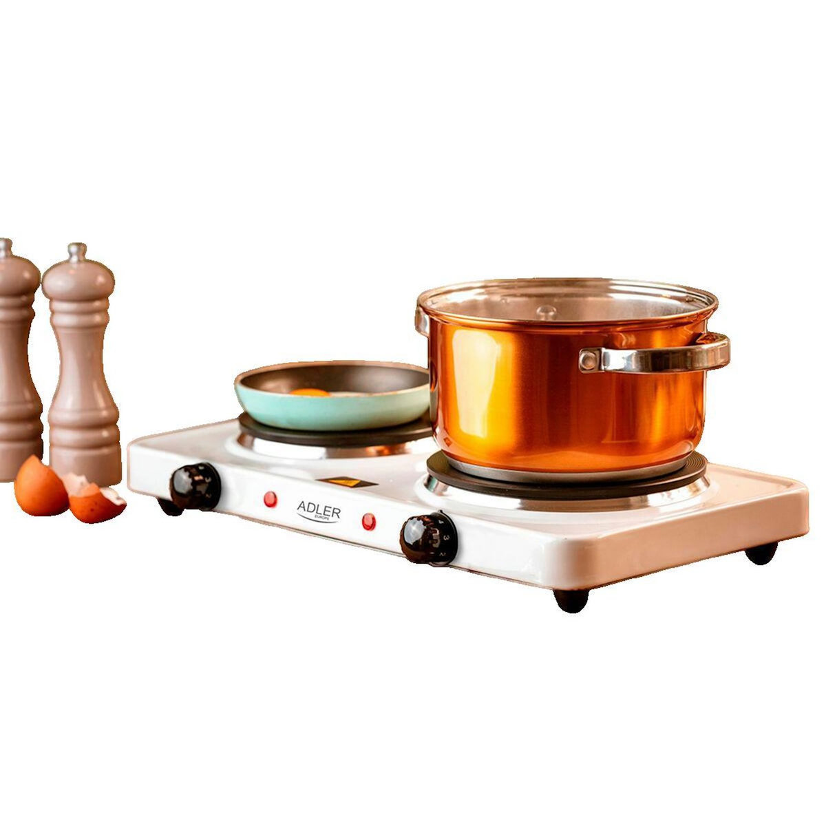 Dell Plaque à induction Dell AD 6520 blanche et noire