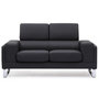 Voir la diapositive 1 : Paris Prix Canapé 2 Places Tissu  Ezekiel  158cm Noir