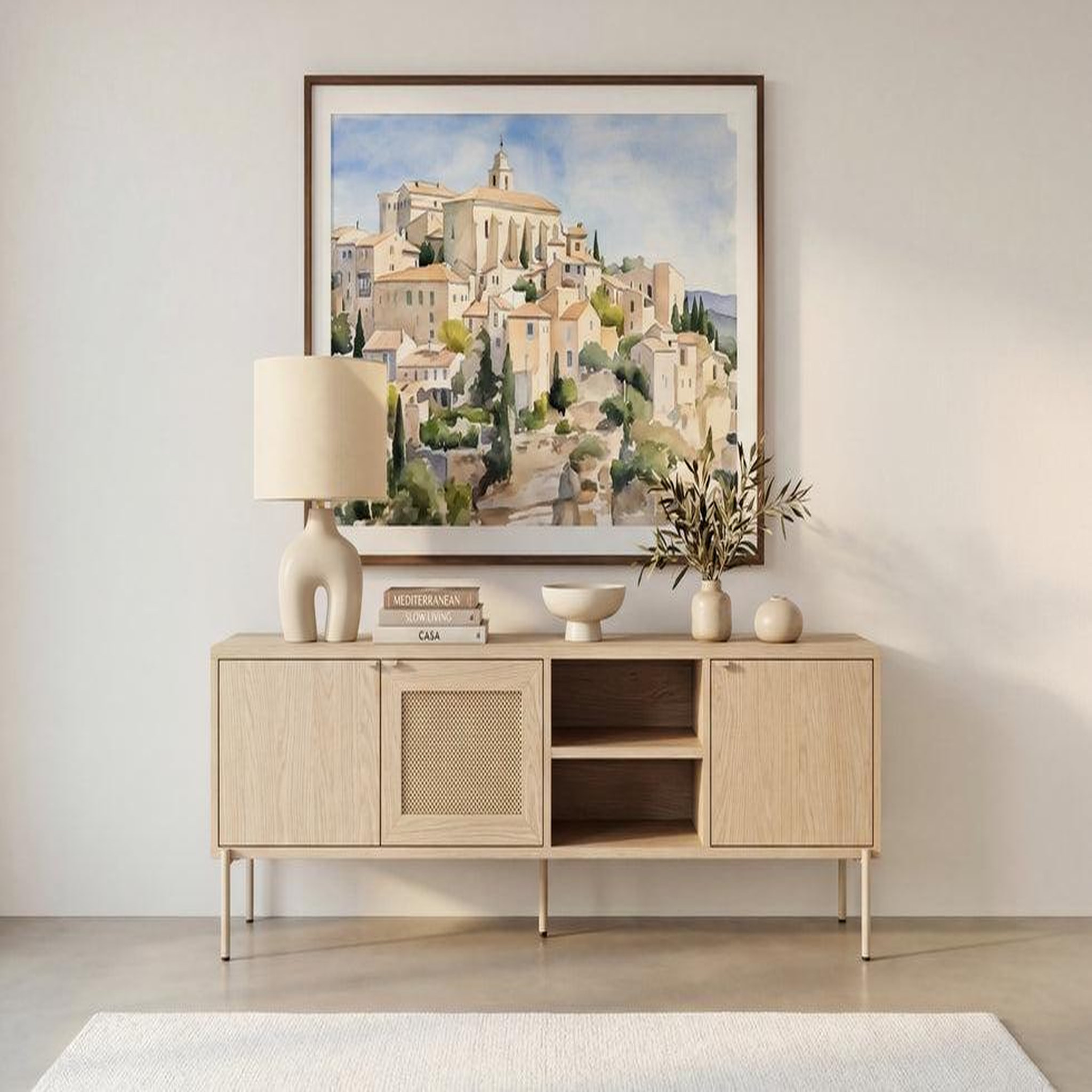 Voir la diapositive 6 : CASANOVA PARIS Vira - meuble tv 164cm en mélamine beige