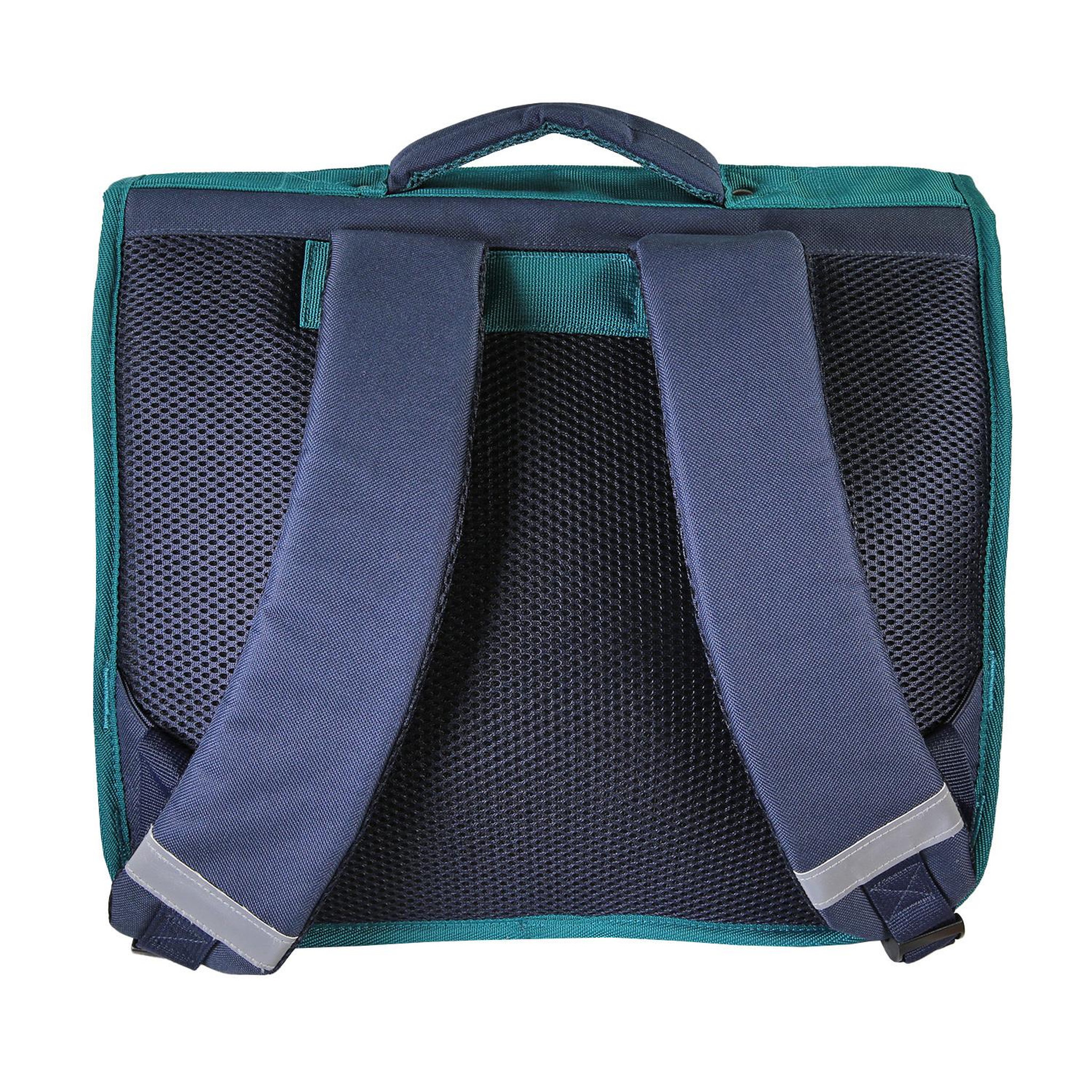 Voir la diapositive 4 : Bagtrotter Lili Lou - Cartable scolaire 38 cm - Beige/Bleu - Fille - 2 Compartiments