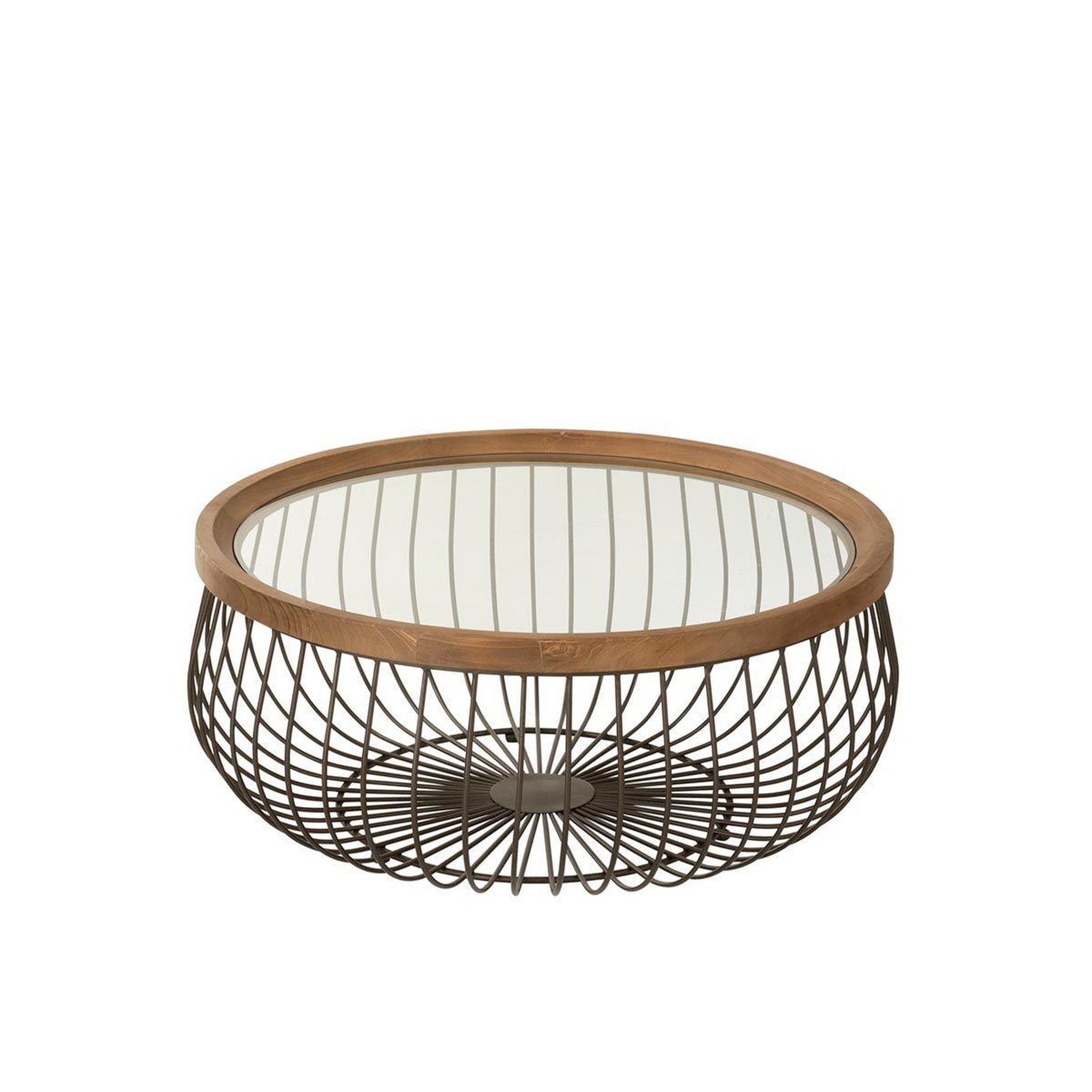 Voir la diapositive 6 : J-LINE Lot de 2 tables basses design  loca  100cm noir