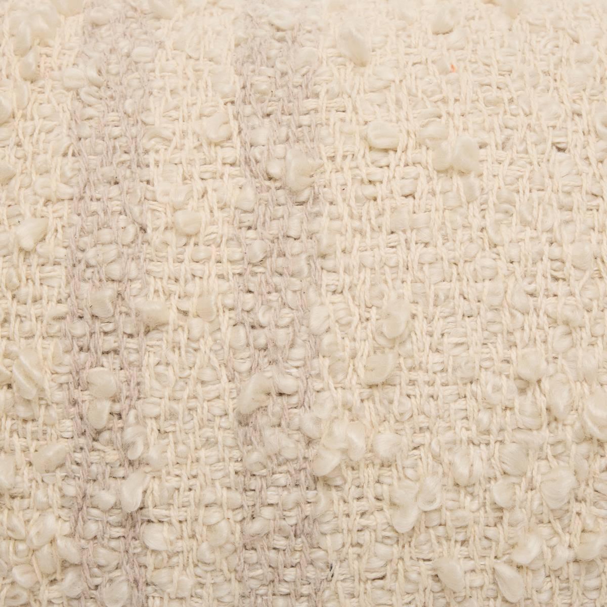 Voir la diapositive 4 : ATMOSPHERA Coussin déco bouclette  beryl  30x50cm beige lin