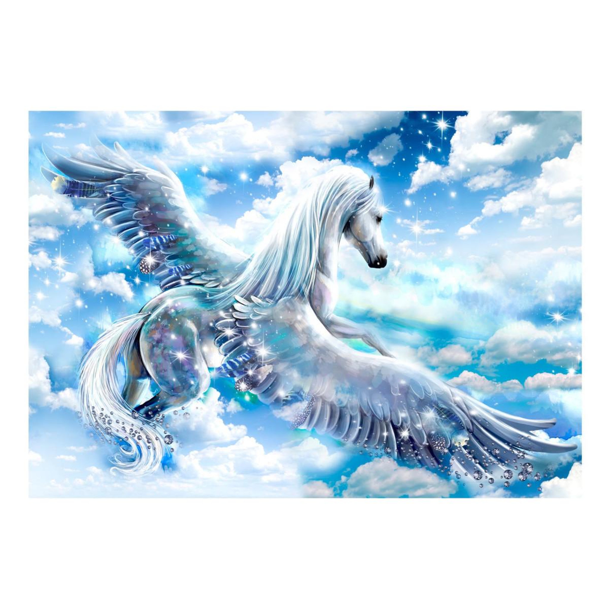 Voir la diapositive 2 : Paris Prix Papier Peint  Pegasus Blue
