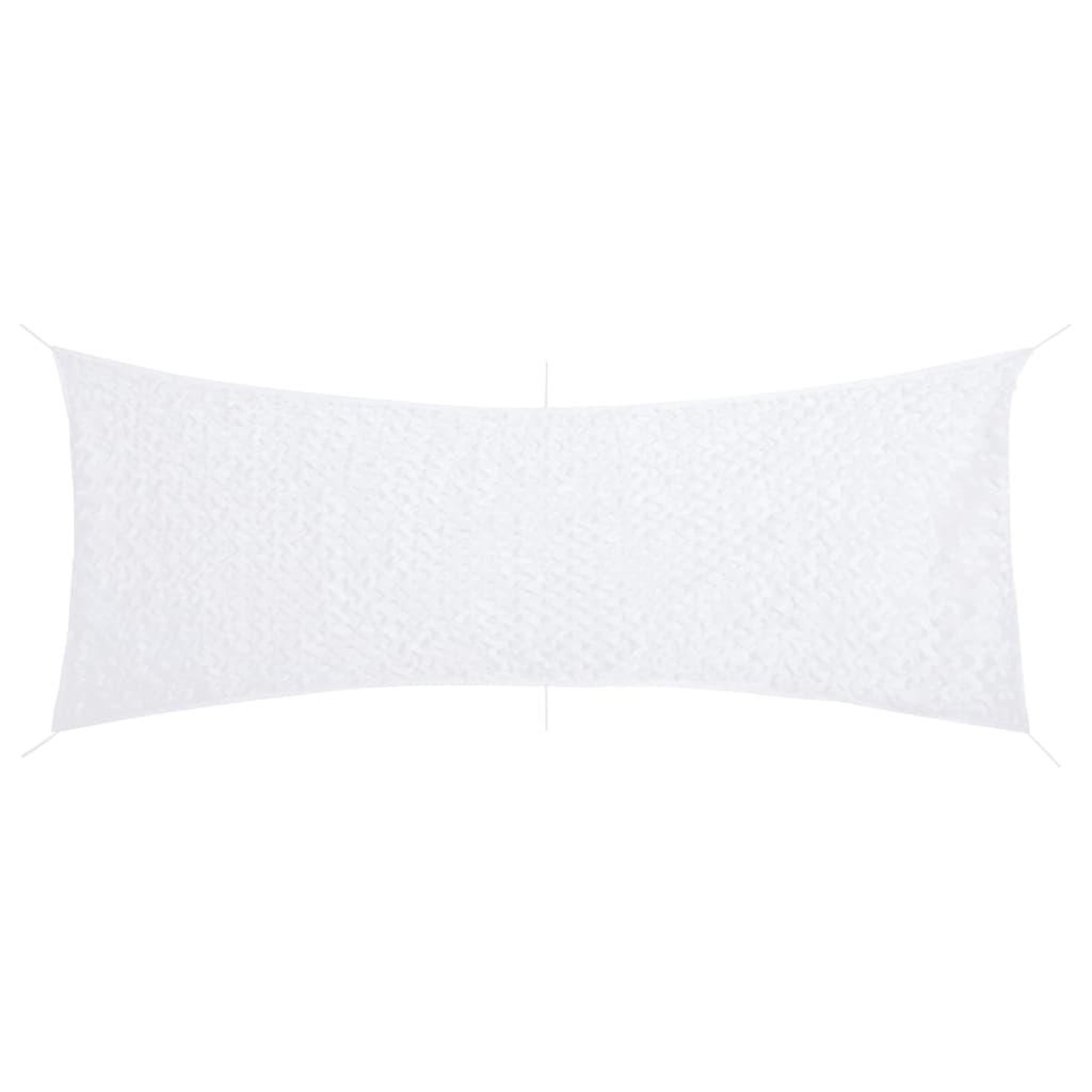 VIDAXL Filet de camouflage avec sac de rangement 412x144 cm blanc