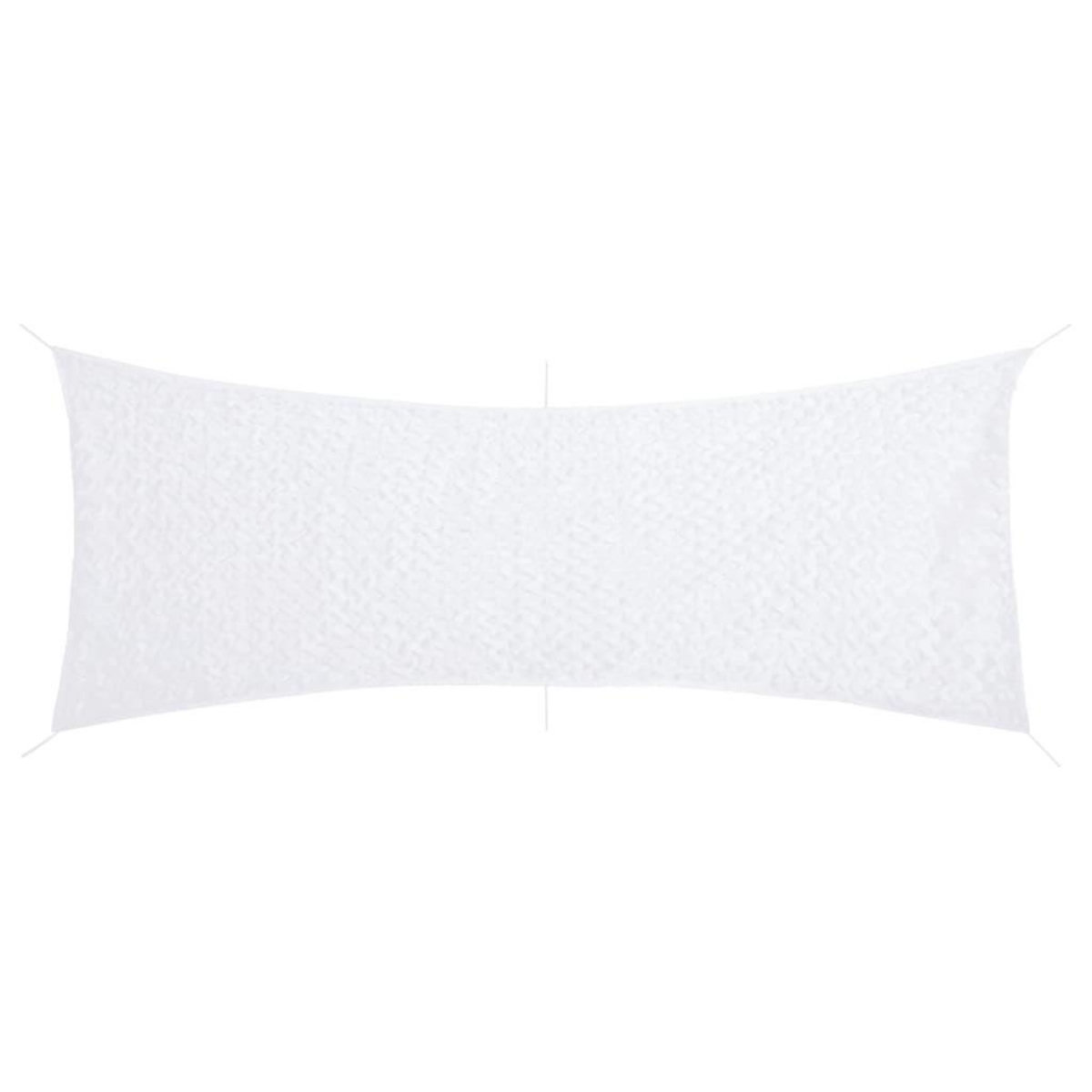 VIDAXL Filet de camouflage avec sac de rangement 412x144 cm blanc