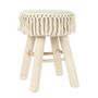 Voir la diapositive 1 : The Home Deco Factory Tabouret Bohème - Hauteur 40 cm - Beige
