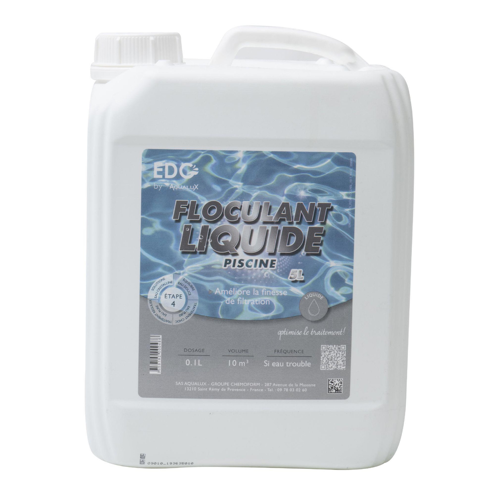 AQUALUX Floculant liquide pour piscine 5 litres