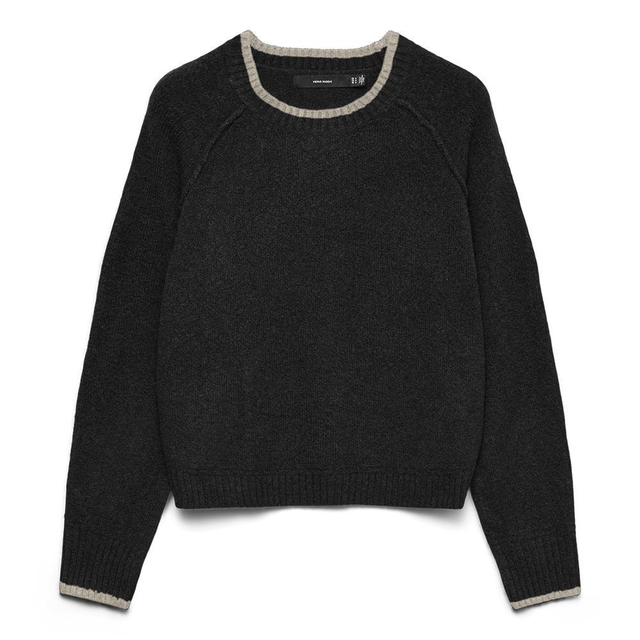 Vero Moda Pull /Beige Femme Vero Moda Maquarius  Raglan. Coloris disponibles : Noir