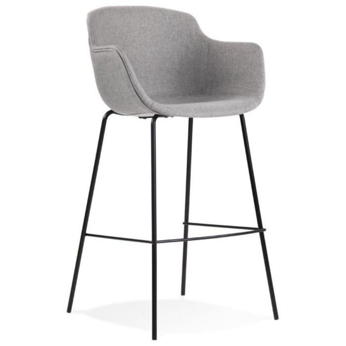 Paris Prix Tabouret de Bar Design  Largesa  107cm Gris
