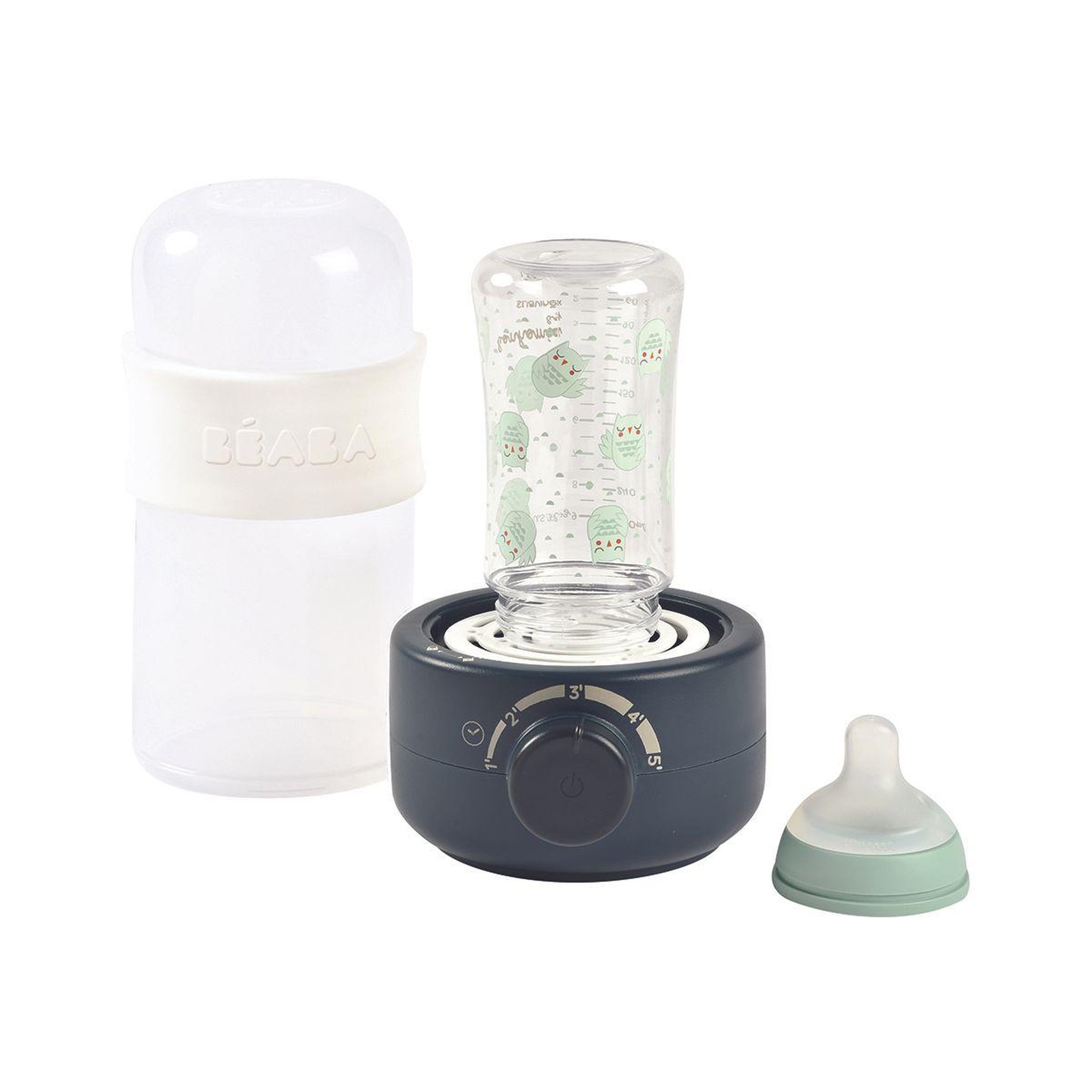 Voir la diapositive 3 : BEABA Chauffe biberon baby milk second ultra fast bottle warne