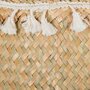 Voir la diapositive 2 : ATMOSPHERA Panier tressé seagrass pli pompons