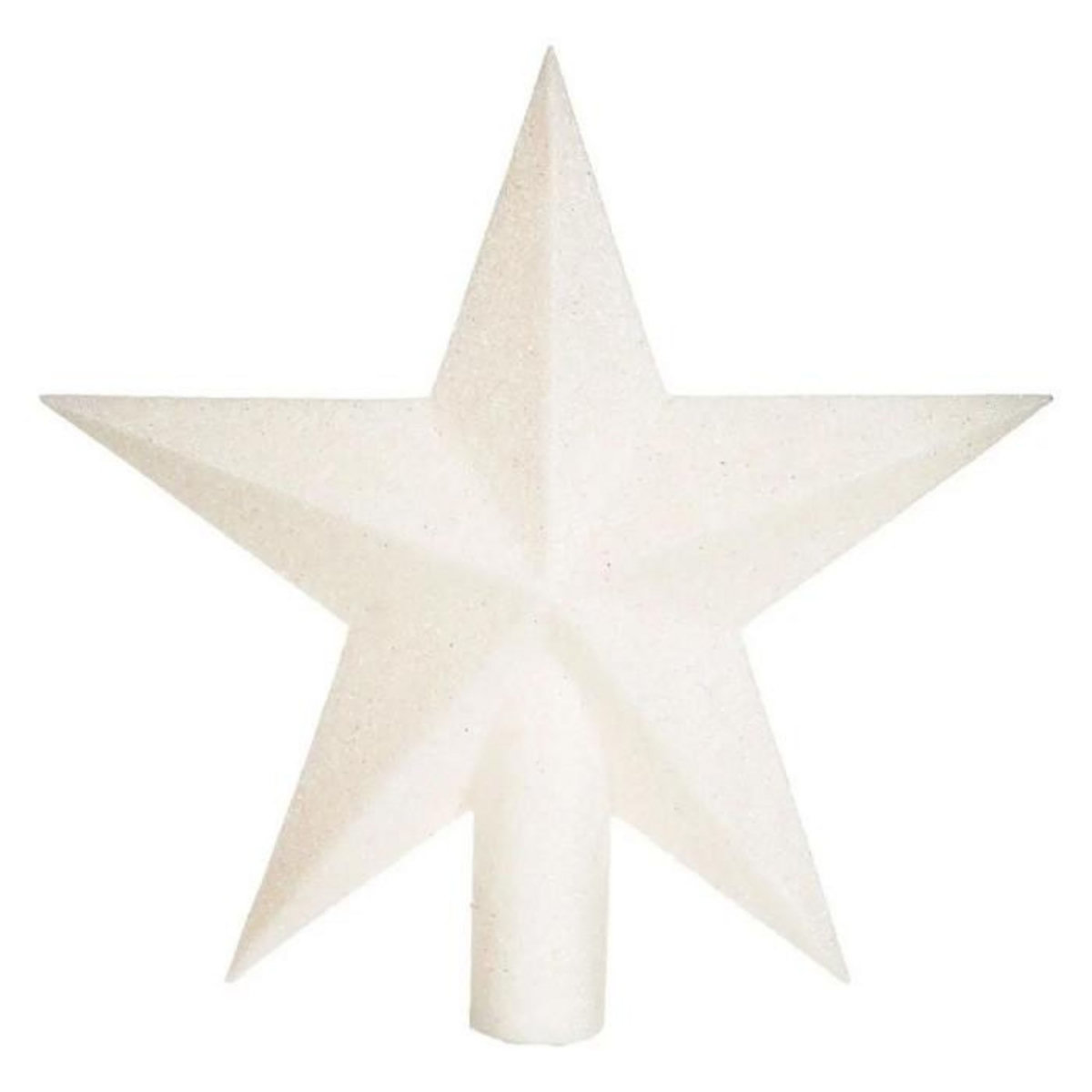 ATMOSPHERA Cimier Étoile Déco  Paillettes  22cm Blanc