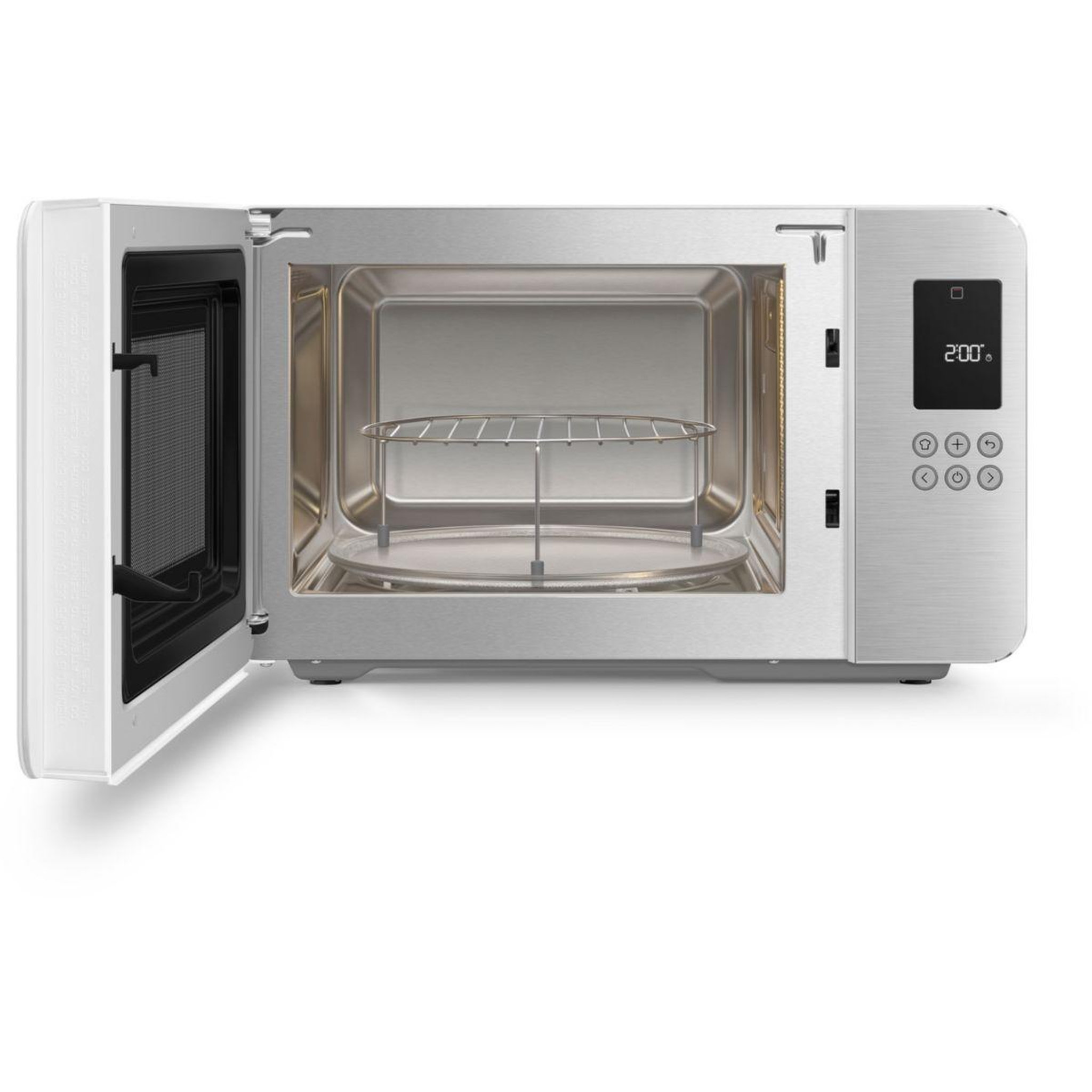 Voir la diapositive 5 : SMEG Micro ondes grill MOC01WHMEU