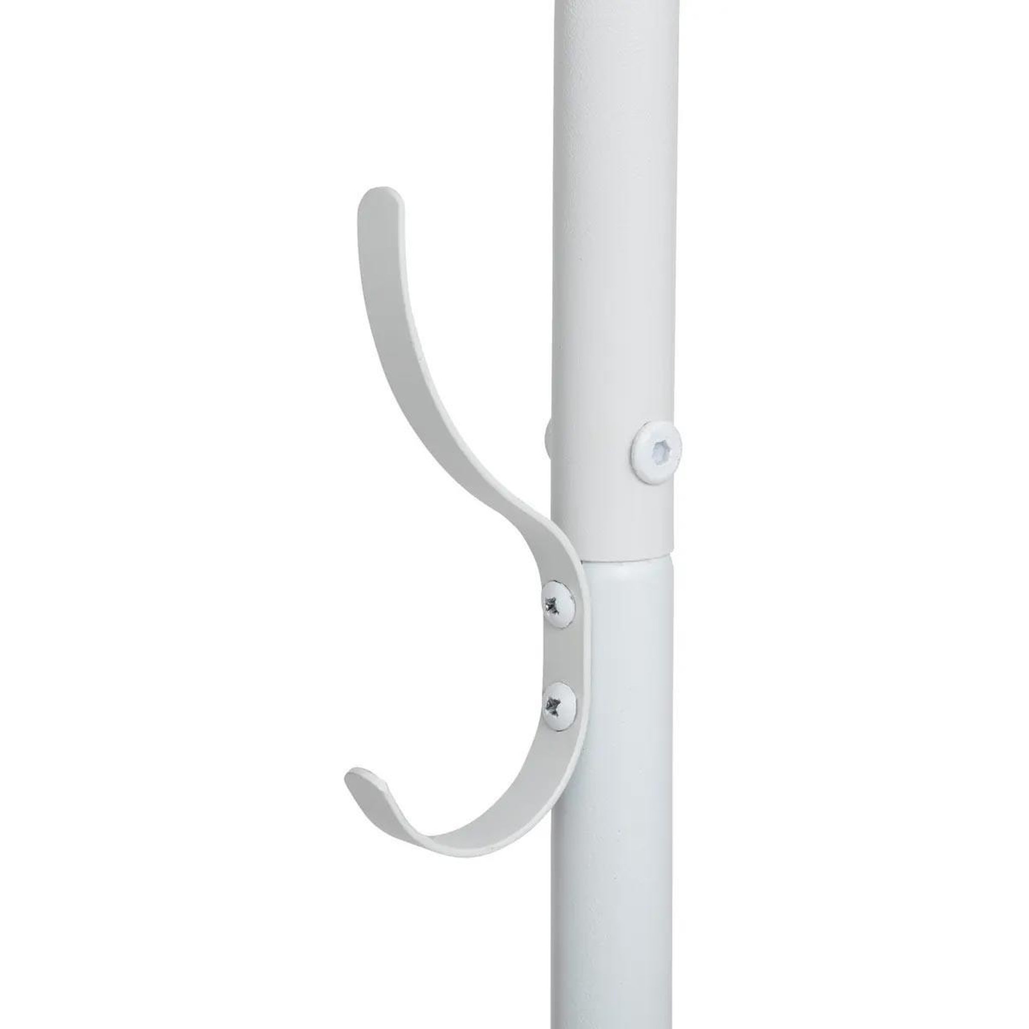 Voir la diapositive 3 : FIVE Portant à vêtements en métal  patères  160cm blanc