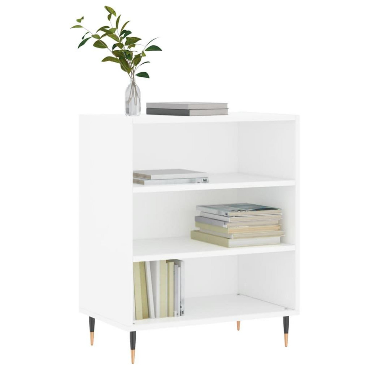 VIDAXL Buffet blanc 57x35x70 cm bois d'ingenierie