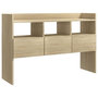 Voir la diapositive 2 : VIDAXL Buffet Chene sonoma 105x30x70 cm Bois d'ingenierie
