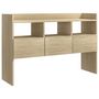 Voir la diapositive 2 : VIDAXL Buffet Chene sonoma 105x30x70 cm Bois d'ingenierie
