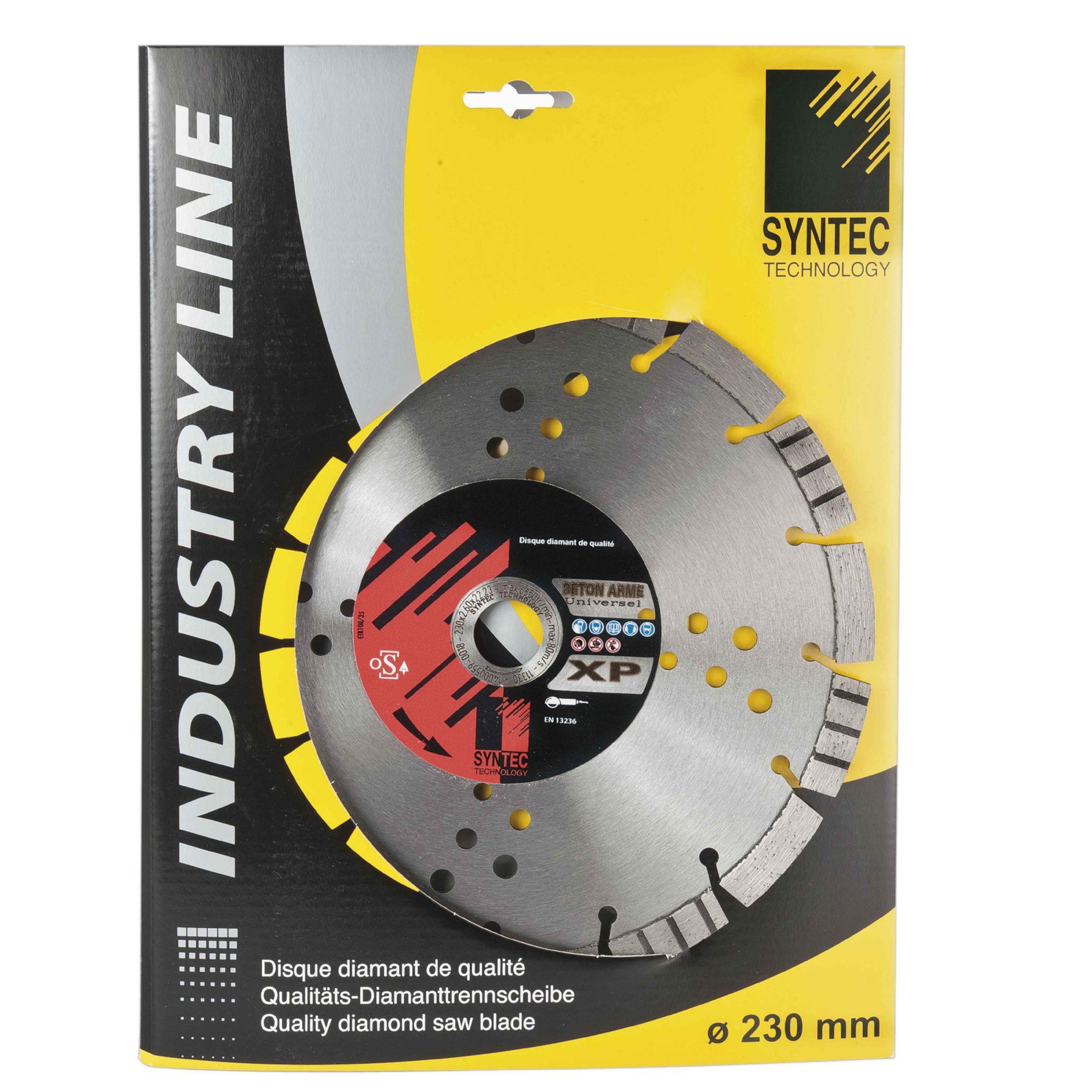 Voir la diapositive 2 : SYNTEC TECHNOLOGY Disque diamant ø 230 mm