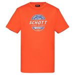 Schott T shirt  Homme Schott TSUSTOUR. Coloris disponibles : Orange