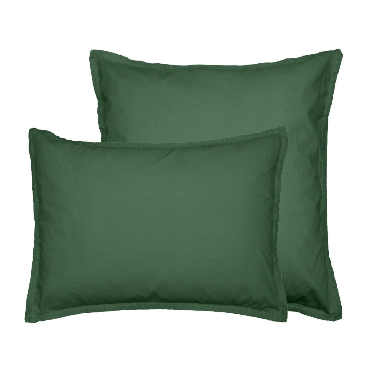 Sensei Maison Lot de 2 taies d'oreiller en flanelle de coton KLAPPEN