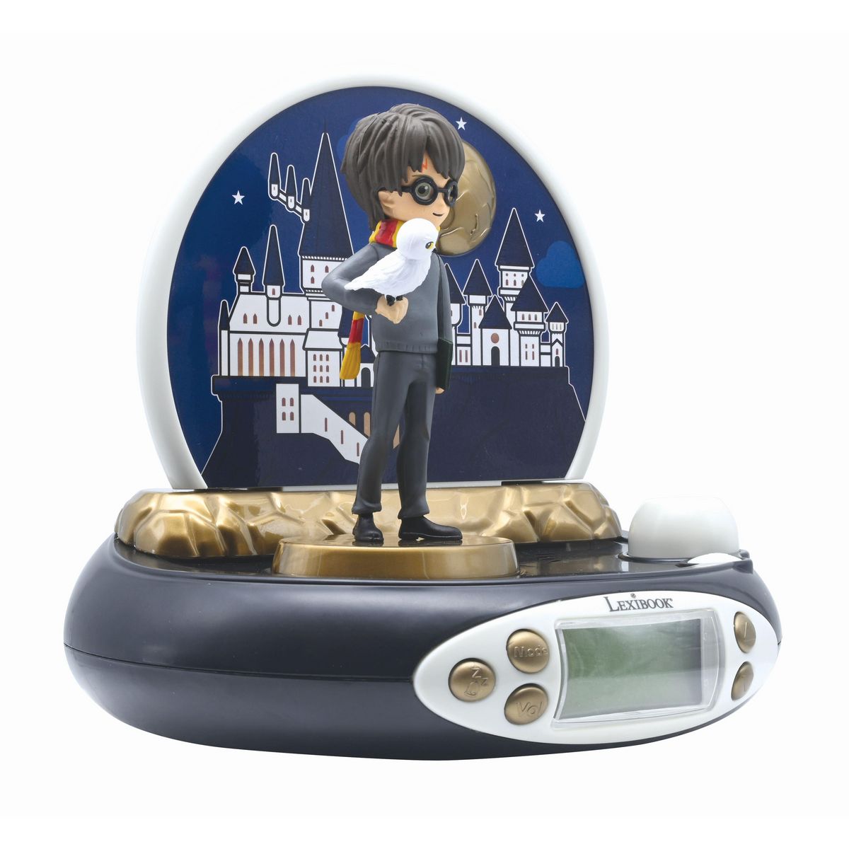 Lexibook Réveil Projecteur Harry Potter en 3D