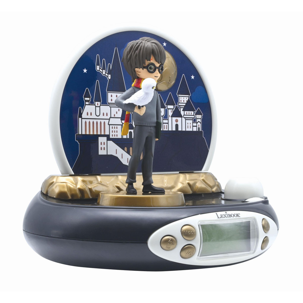 Lexibook Réveil Projecteur Harry Potter en 3D