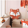 Voir la diapositive 2 : Douceur d'Intérieur Coussin enfant en forme de renard - Diam. 40 cm - Marron