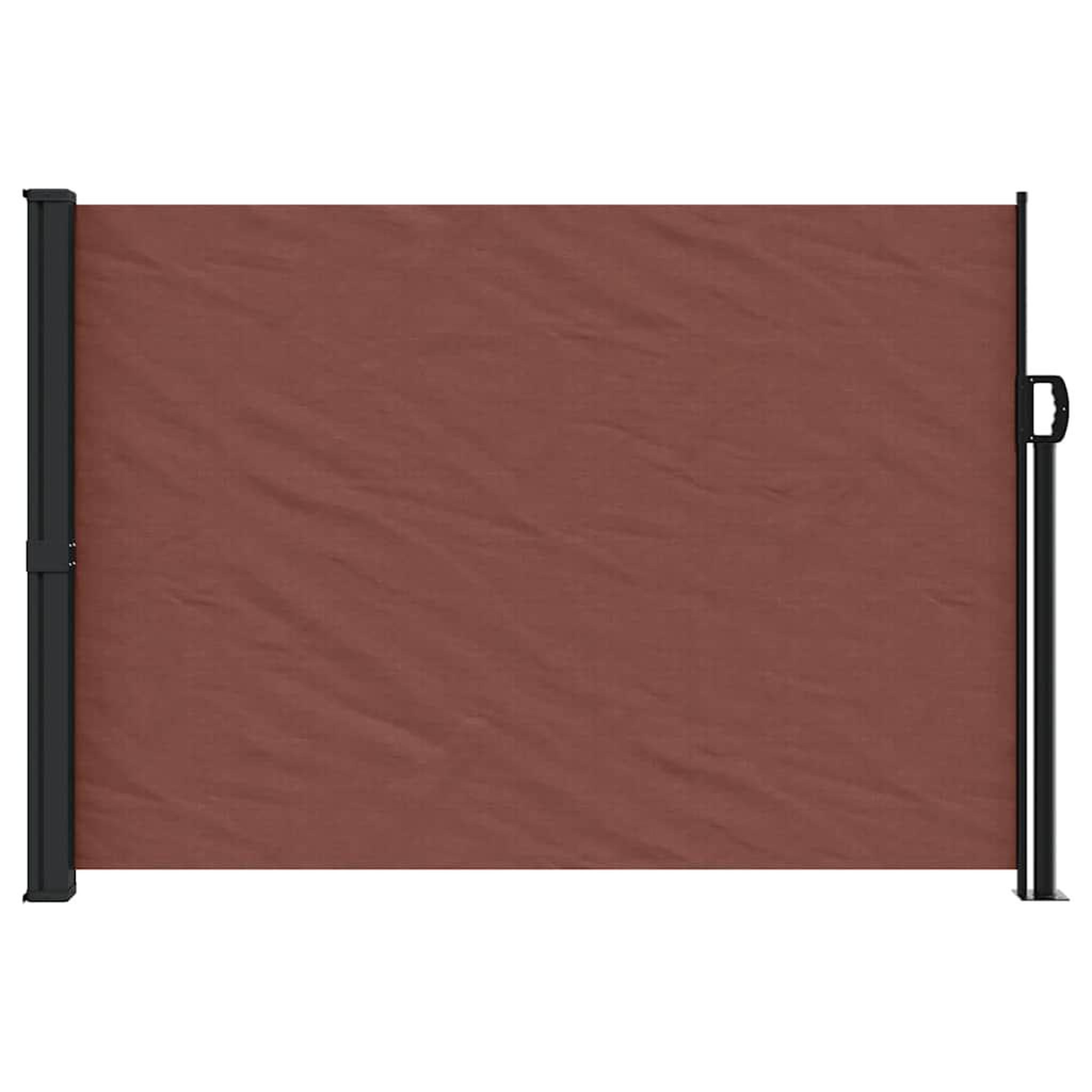 Voir la diapositive 3 : VIDAXL Auvent lateral retractable marron 140x300 cm