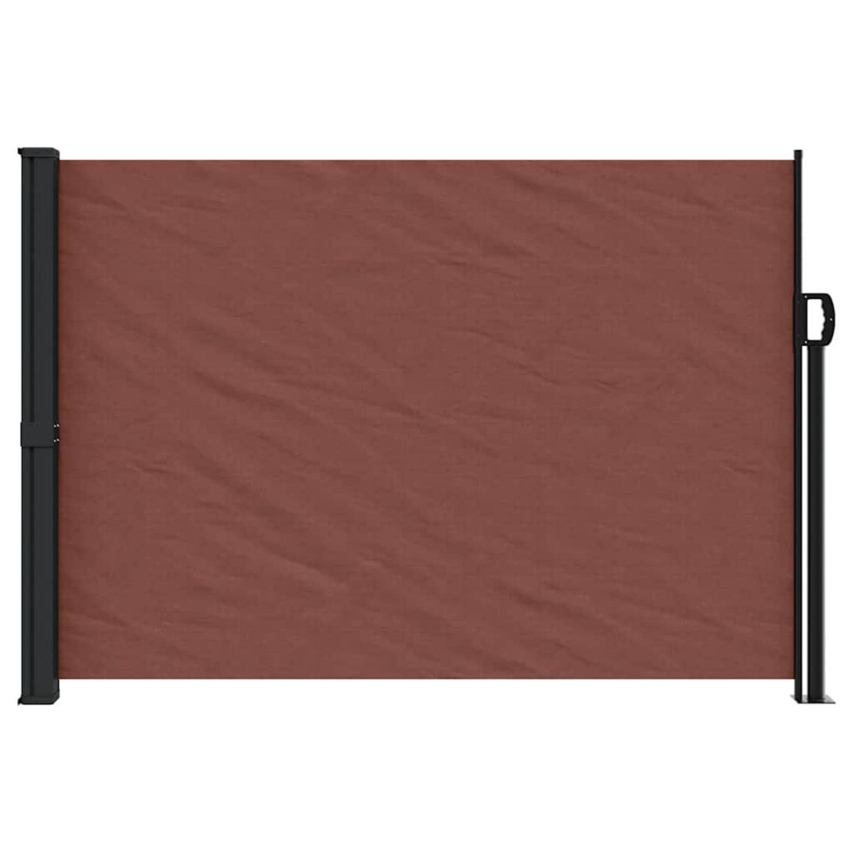 VIDAXL Auvent lateral retractable marron 140x300 cm