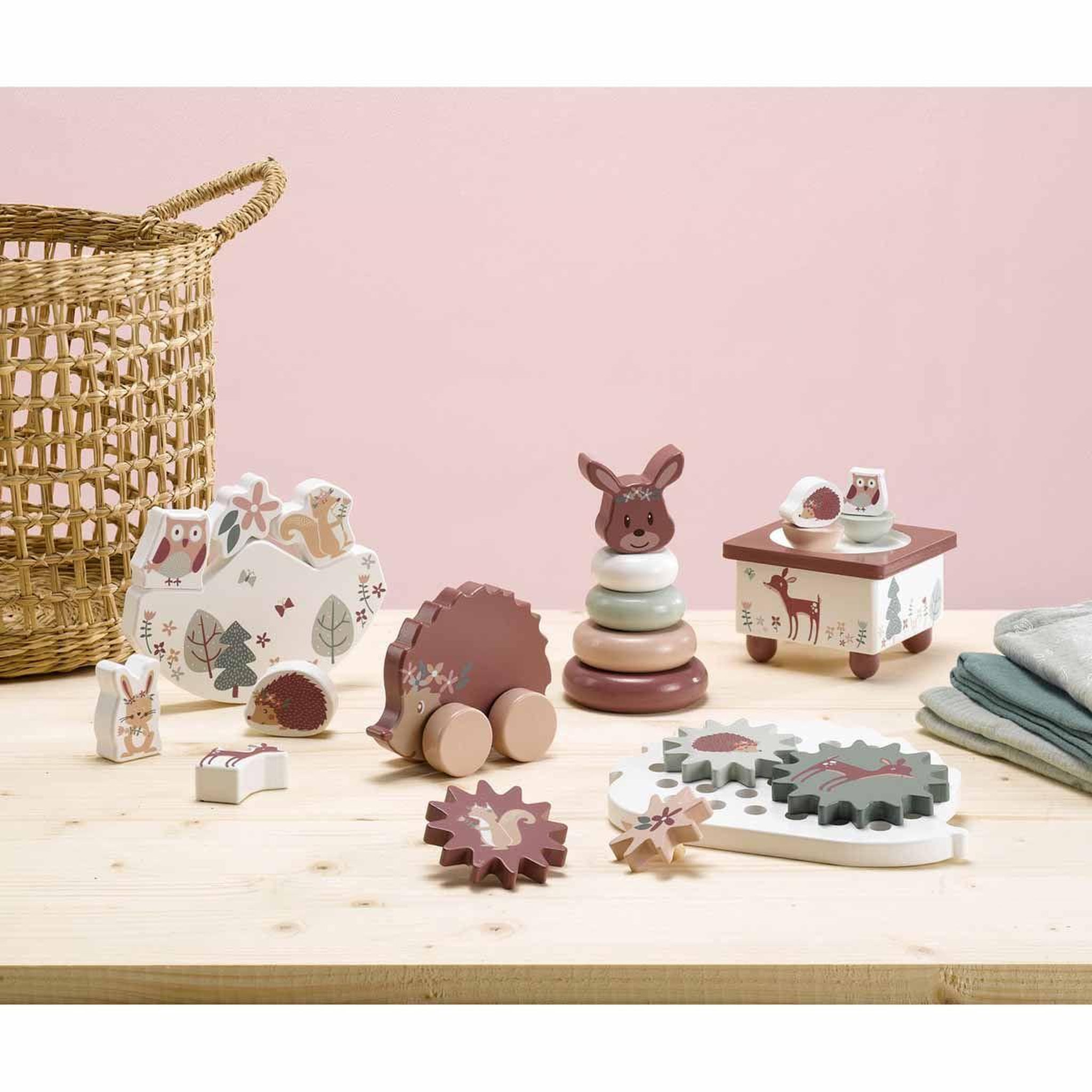 Voir la diapositive 2 : BEBE DOUCEUR Jeu d'Équilibre Enfant  Forêt Magique  15cm Multicolore