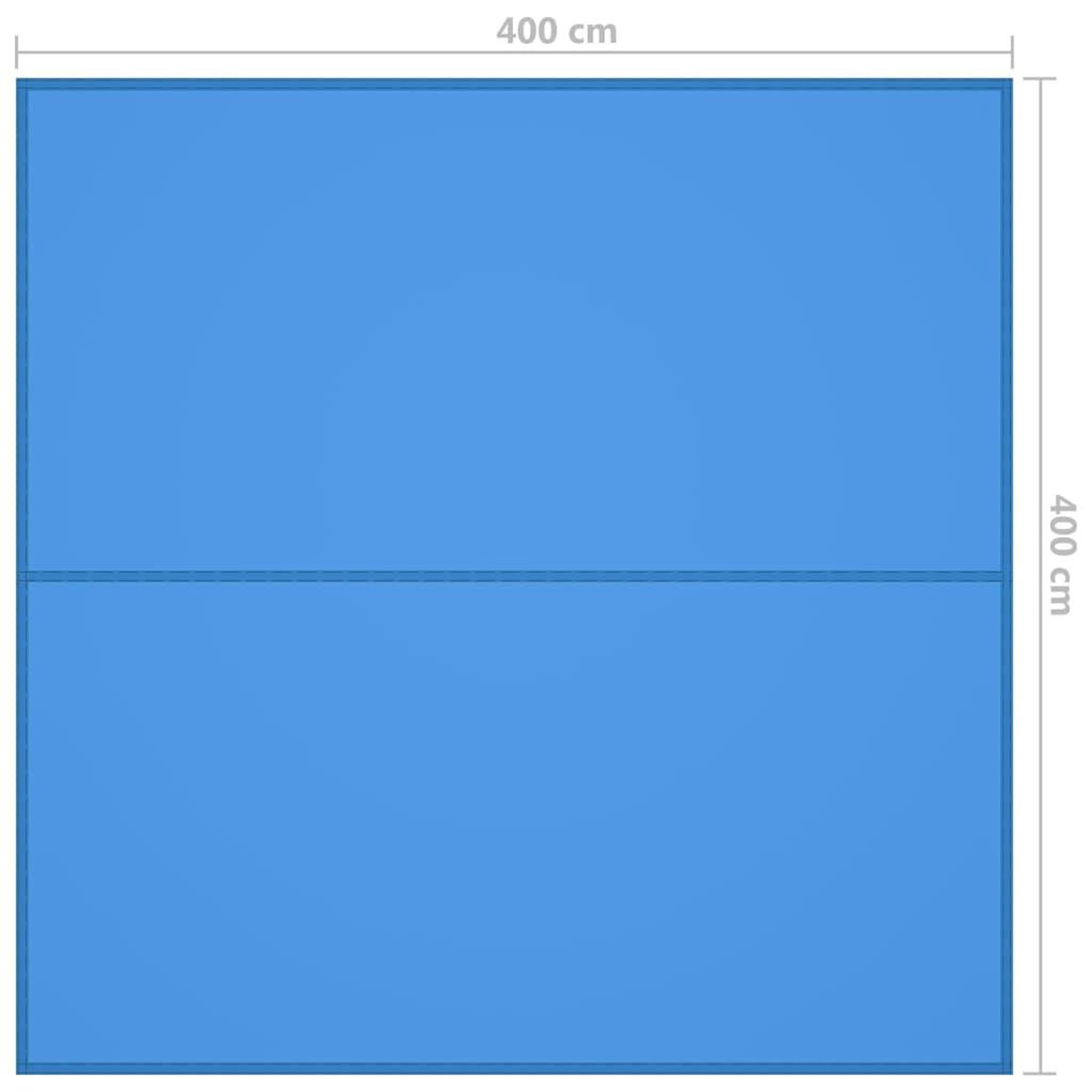 Voir la diapositive 6 : VIDAXL Bache d'exterieur 4x4 m bleu