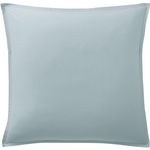 BATON ROUGE Taie d'oreiller 100% percale de coton lavé 80fils/cm2. Coloris disponibles : Bleu