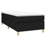 Voir la diapositive 3 : VIDAXL Sommier a lattes de lit et matelas Noir 80x200 cm Tissu