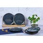 Voir la diapositive 2 : BJORN Assiette IRIS Ø21,5cm - 6 pièces - Bleu nuit