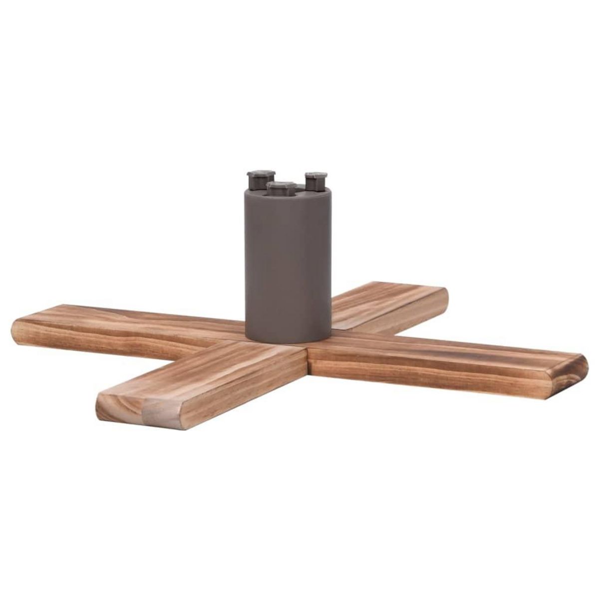 VIDAXL Support de sapin de Noël 54x54x16 cm