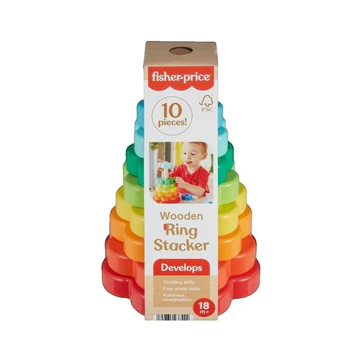 Fischer Empileur de Anneaux Fischer multicolore